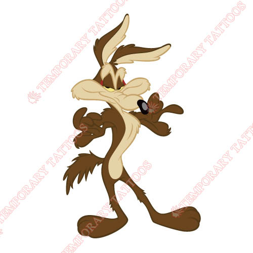 Wile E Coyote Customize Temporary Tattoos Stickers NO.729